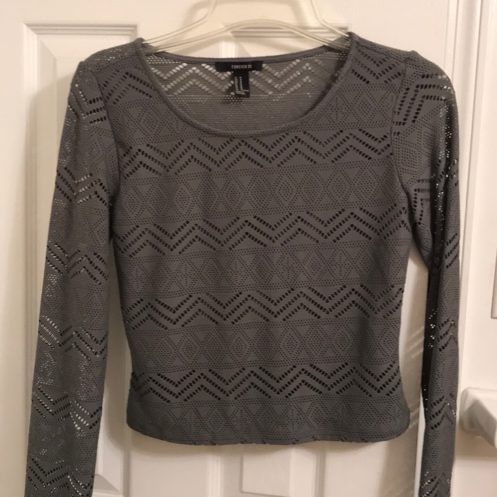 Long Sleeve Long Crop